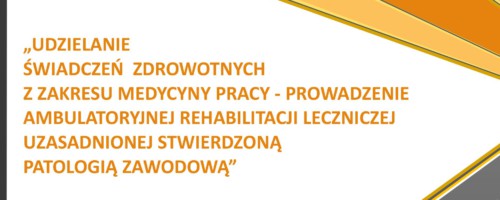 ŚWIADCZENIA ZDROWOTNE Z ZAKRESU MEDYCYNY PRACY